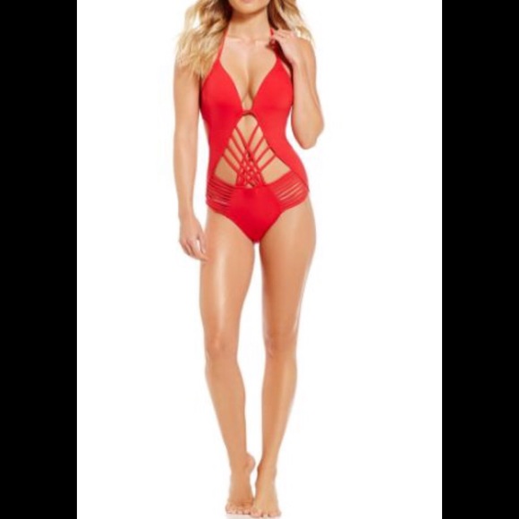 kenneth cole wireless push up one piece